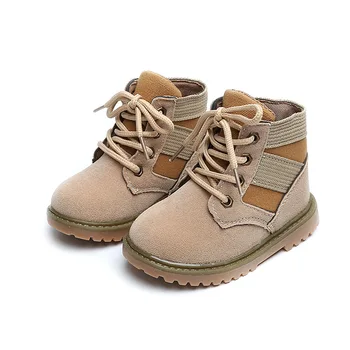 

2020 Girls Martin Boots Shoes For Girls Children Warm Boots Fashion Soft Bottom Boys Girls Boots Non-slip Kids Sneakers Winter