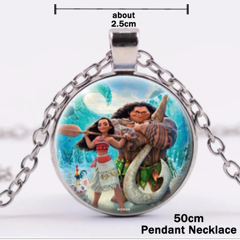 1pc Necklace 50cm 6 шт./лот Моана товары для вечеринки тематический рожок подарок на день рождения День Рождения Детские вечерние украшения Детские рожки - Цвет: 1pc Necklace 50cm
