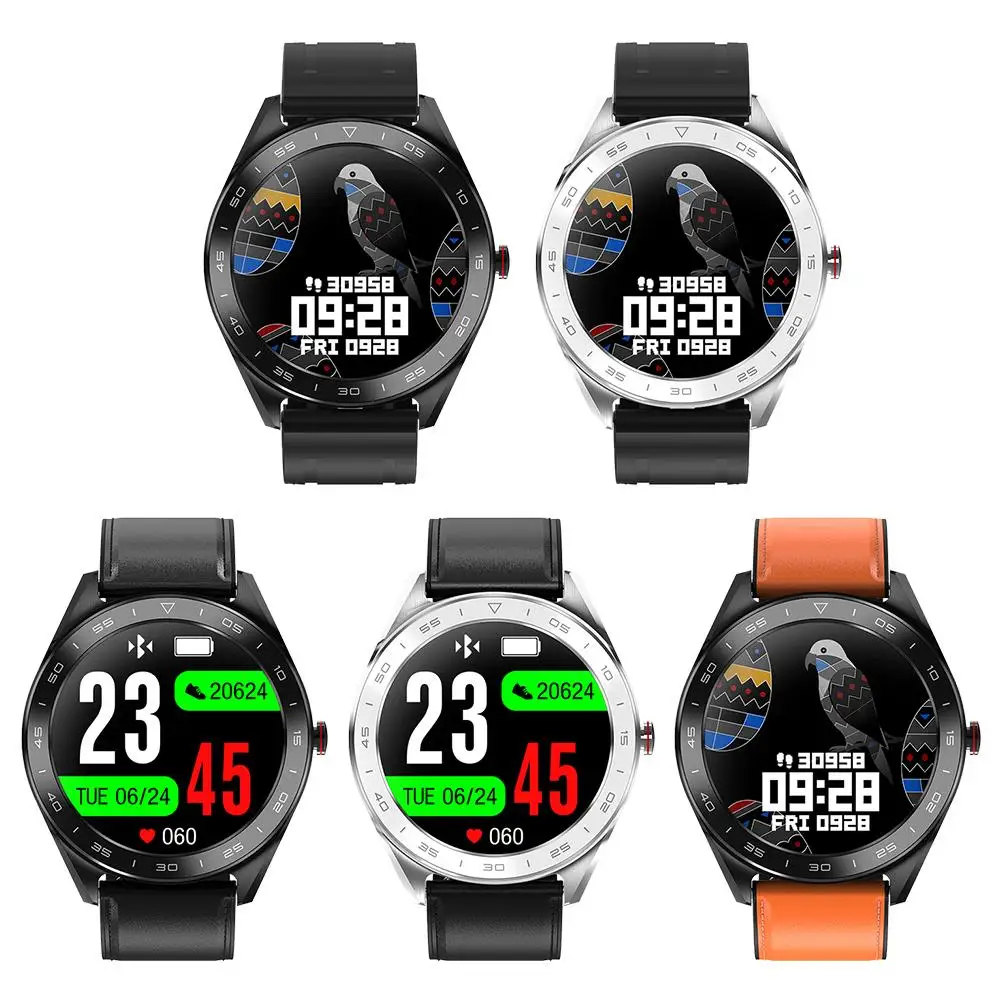 

Q30 Full Touch Color Screen Smart Watch Heart Rate Sleep Sports Call Information Reminder Pressure Monitor IP67 Waterproof ECG