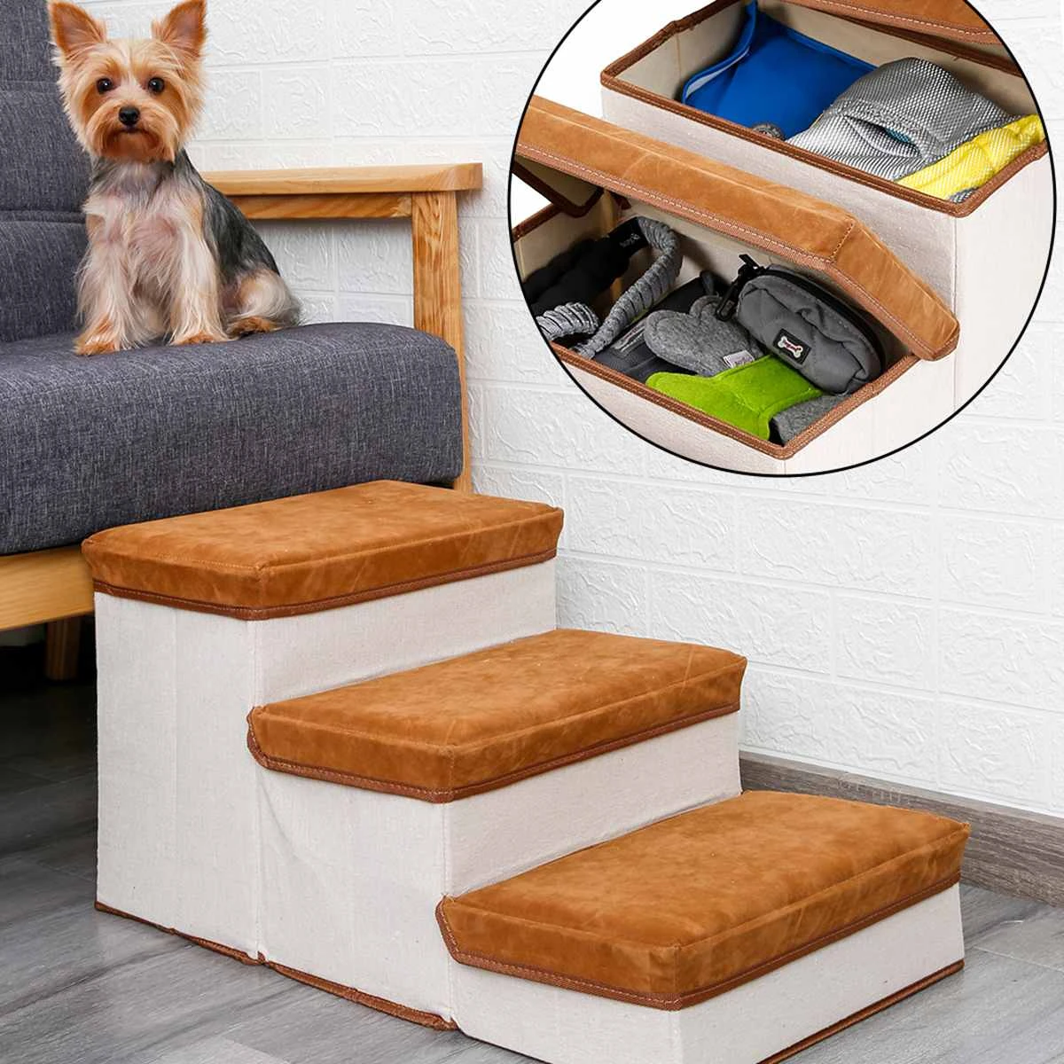 wallpapers Foldable Pet Steps For Bed aliexpress