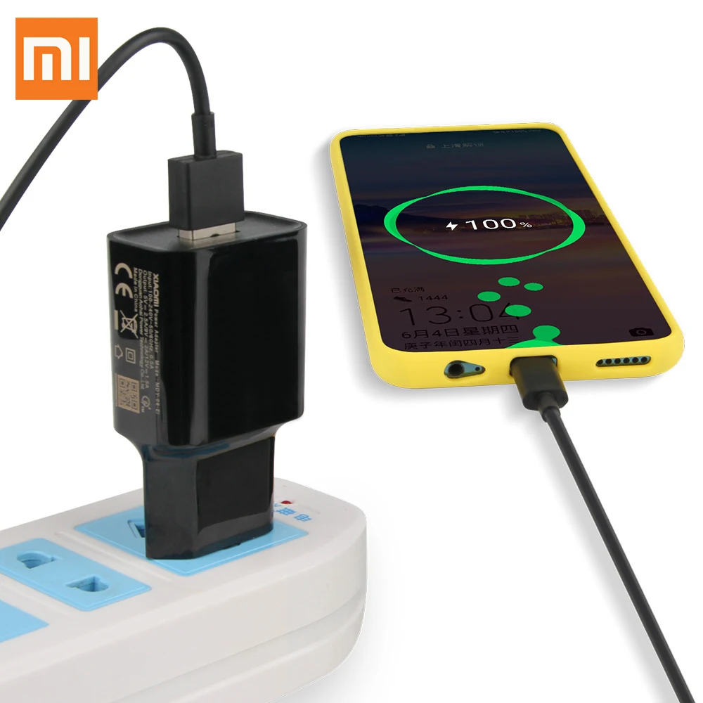 Оригинальное быстрое зарядное устройство XiaoMi 18 Вт QC 3 0 зарядный адаптер Usb C для