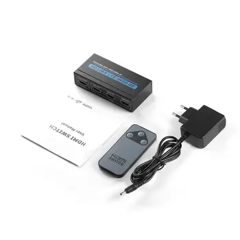 

3 Port 1080P HDMI Switch Selector Switch 3x1 Splitter Box Ultra HD for HDTV Xbox PS3 PS4 Multimedia