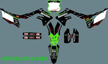 

3M KXF450 2019 2020 STICKERS Motorcycle Team Graphics DECALS STICKERS Kits for Kawasaki KX450F KXF450 KX 450 F 2019 2020