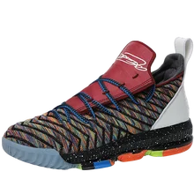 BOUSSAC/Баскетбольная обувь для мужчин и женщин с высоким берцем; дышащая Нескользящая Баскетбольная обувь; Сникеры Леброна; Противоударная Мужская Спортивная обувь