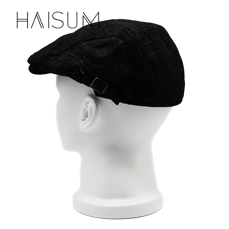 2018 Новое поступление унисекс Haisum Driving Sun Flat Cabbie Newsboy Кепка s для ретро берета теплая