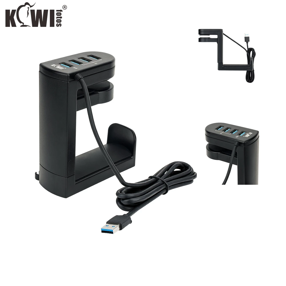 Soporte para auriculares USB A, soporte para auriculares debajo del escritorio, para colgar, de exhibición para auriculares puertos USB 3,0 USB 2,0|Accesorios de auriculares| - AliExpress