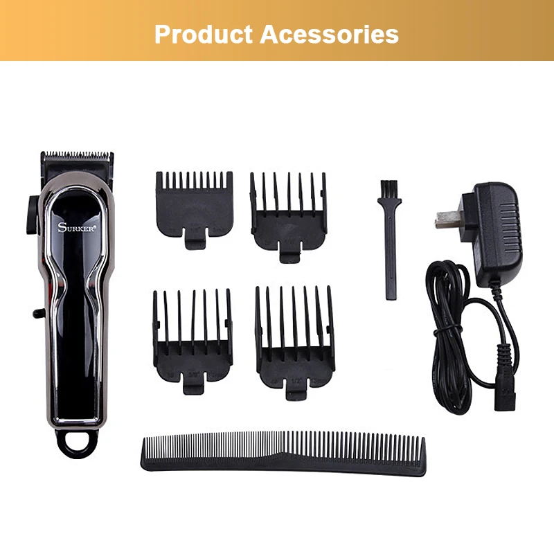 Lcd Портативный беспроводной электрический триммер для волос, перезаряжаемая машинка для стрижки, Мужская бритва, машинка для стрижки волос, Регулируемый набор для стрижки волос