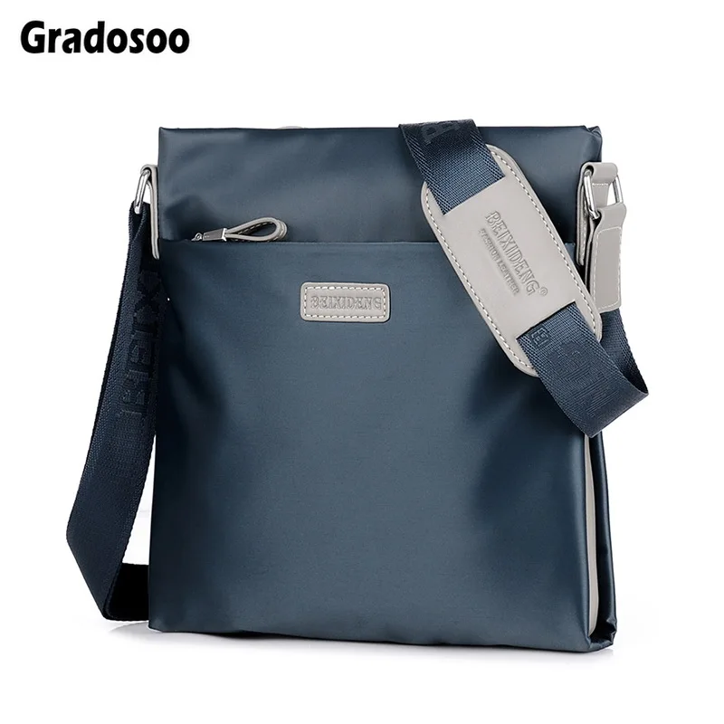 

Gradosoo Luxury Men Bag Fashion Shoulder Bags Waterproof Oxford Men Messenger Bag Business Male Crossbody Bag Small Bags HMB673