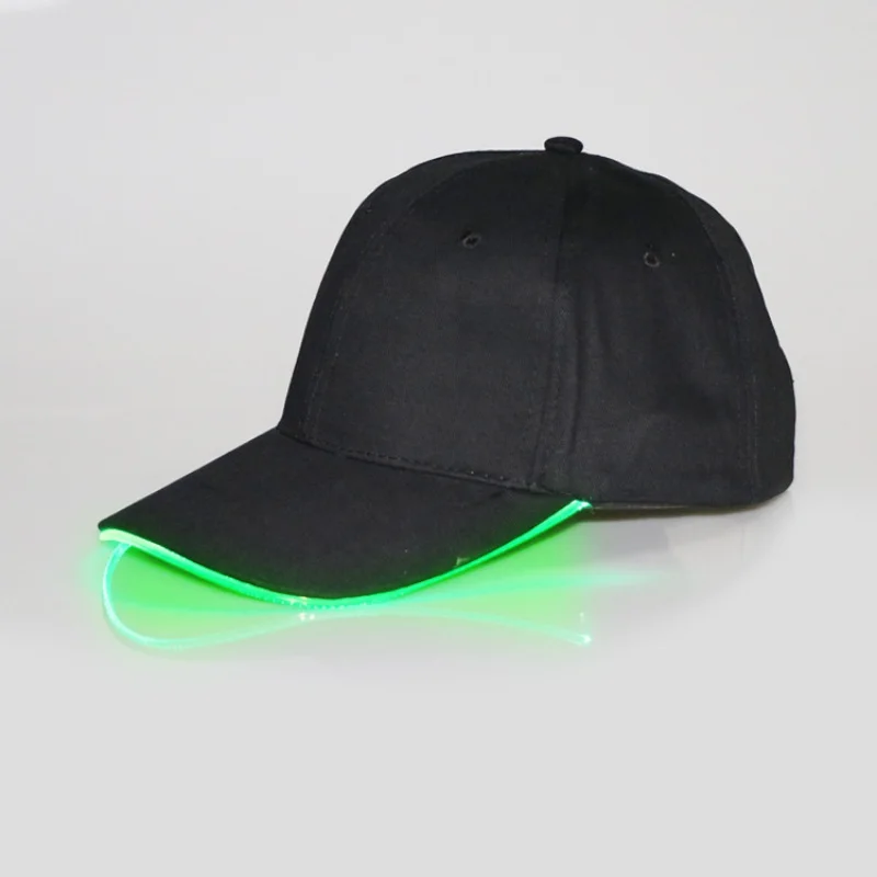 Светодиодный свет Бейсбол шляпа светящаяся Кепка идеально подходит для вечерние в стиле хип-хоп, для бега и больше спортивных светодиодный головной убор Рождественский подарок дропшиппинг ZA - Цвет: B4