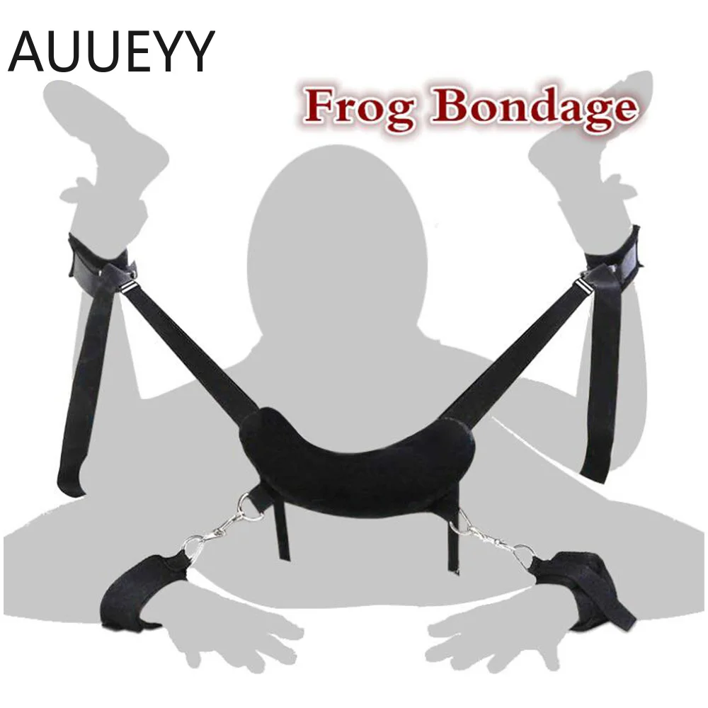 

Sex Slave Frog position Bdsm Bondage Restraints Flogger Posture Belt Handcuffs for Erotic Sex Toys for Couples Sex Furniture