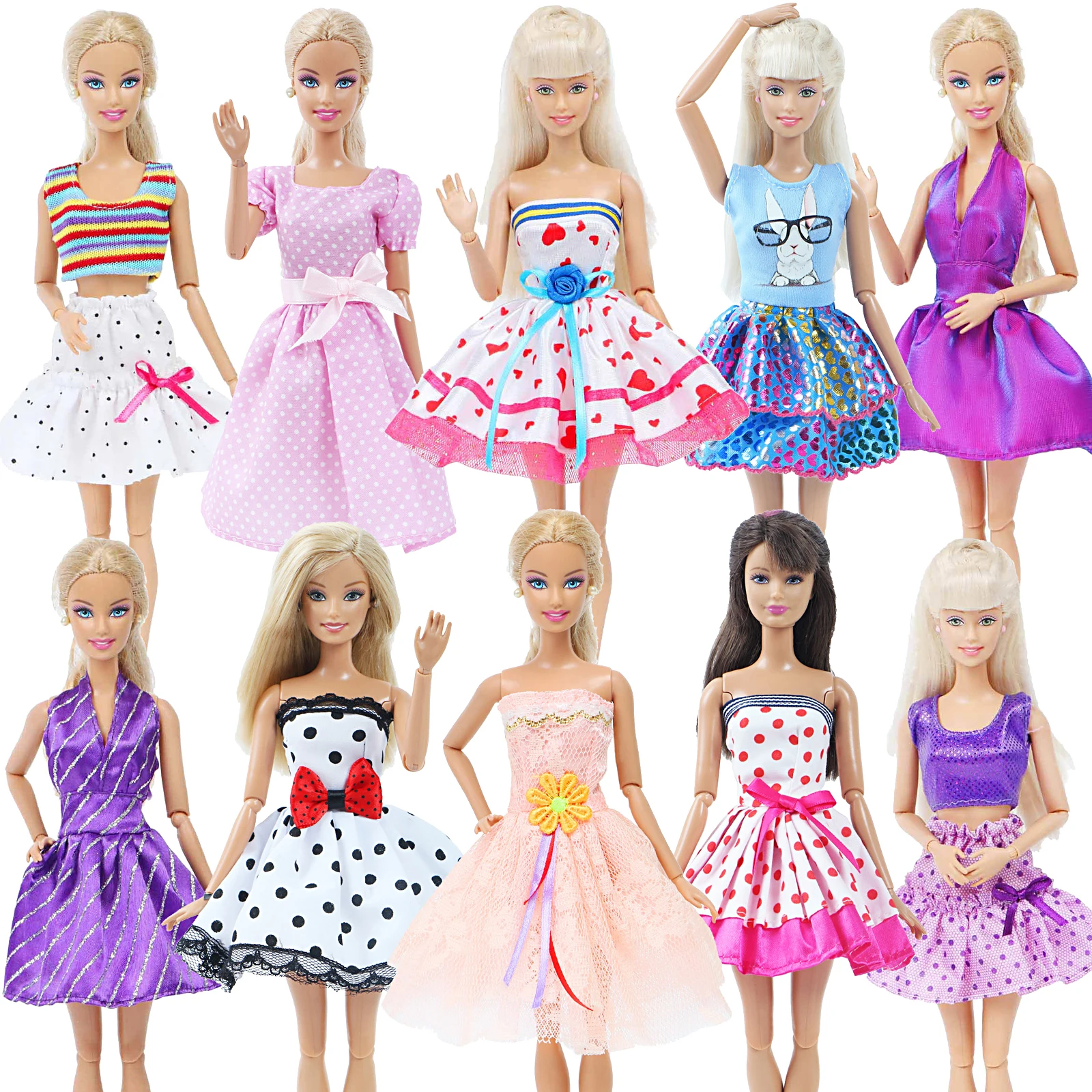 pola baju barbie doll