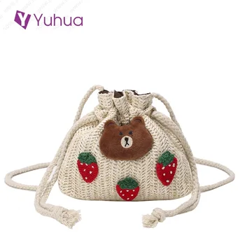 

Yuhua 2020 new women handbags, trend korean version messenger bag, casual woman shoulder bag, fashion cartoon bucket bags.