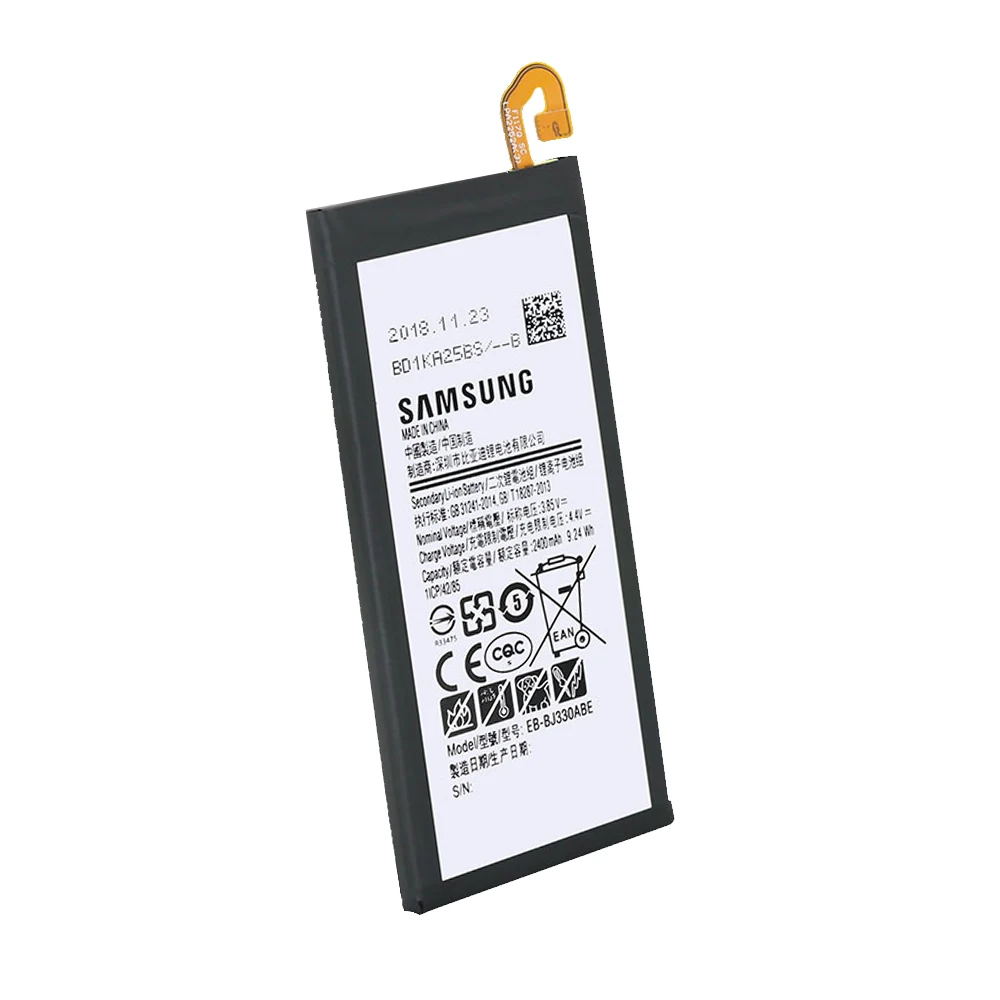 100% Оригинальный Батарея EB BJ330ABE для Samsung Galaxy J3 2017 J330 SM J330F J330G J330FN J3308 J3300 J330L 2400 мАч с