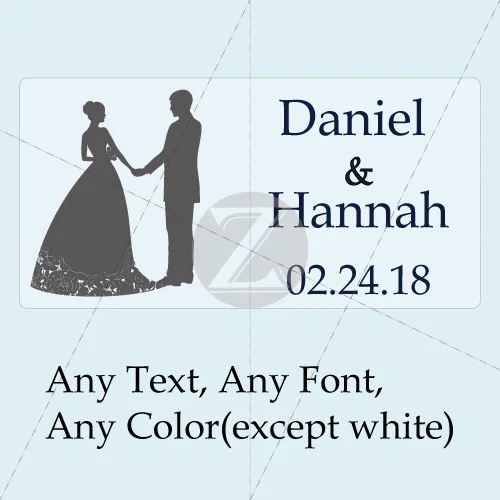 06 100 Pieces, Wedding Bubble Labels Personalized, Custom, Bubble Wand Wedding Transparent Clear Stickers(no tube - Цвет: 06