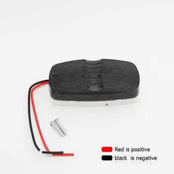 

4 X Side Marker White 10 LED Smoked Lens FOR Jeep Trailer Rear Light 12V Truck New And High Quality