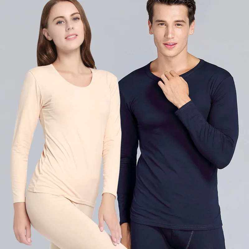 Winter Long Johns Perfering Long Johns for Male Female Warm Thermal Underwear 2 Piece/Set Clothing Men Woman Winter Thermal Suit