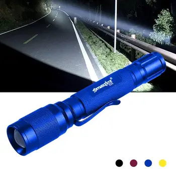 

Waterproof Pocket LED Flashlight Zoomable LED Torch Mini Penlight Light