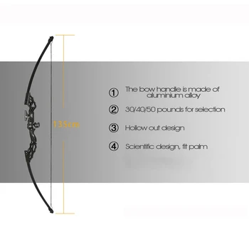 

30/40/50lbs Professional Hunting Bow fishing bow Archery Suit for Outdoor Hunting Shooting Practice Arrows Accessories