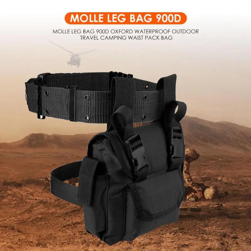 Прочные уличные сумки умелое производство для путешествий на открытом воздухе Кемпинг Туризм 900D Оксфорд водонепроницаемый портативный Molle Сумка для ног