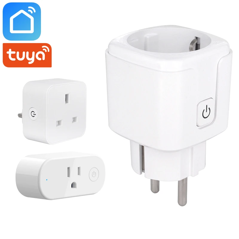 

Tuya Smart Life App Wifi Smart Socket EU UK US Plug Outlet Power Monitor Work With Alexa Google Home IFTTT Smart Home Automation