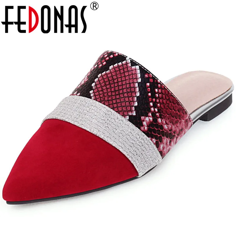 

FEDONAS New Retro Color Matching Pumps Square Heels Night Club Shoes Woman Spring Summer Women Sandals 2020 Fashion Shoes Wowan