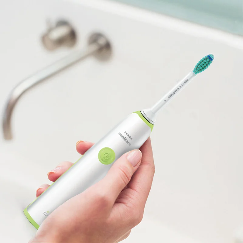 Philips HX3216 Sonicare Electric Toothbrush with Easy Click-On Brush Heads and Light Shows Battery Status for Aduls Rechargeable Philips HX3216 Sonicare Electric Toothbrush with Easy Click-On Brush Heads and Light Shows Battery Status for Aduls Rechargeable