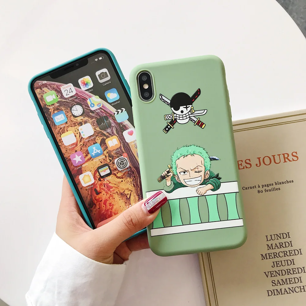 One piece Япония Аниме Луффи Tony Chopper ACE конфетный, TPU чехол для Apple iPhone 11 Pro 7 8 6 6S Plus X XS Max Xr мягкий чехол для телефона