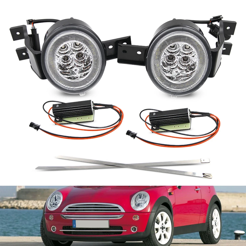 2x LED 3 W Number License Plate Lights Fit for BMW Mini Cooper R52 R53