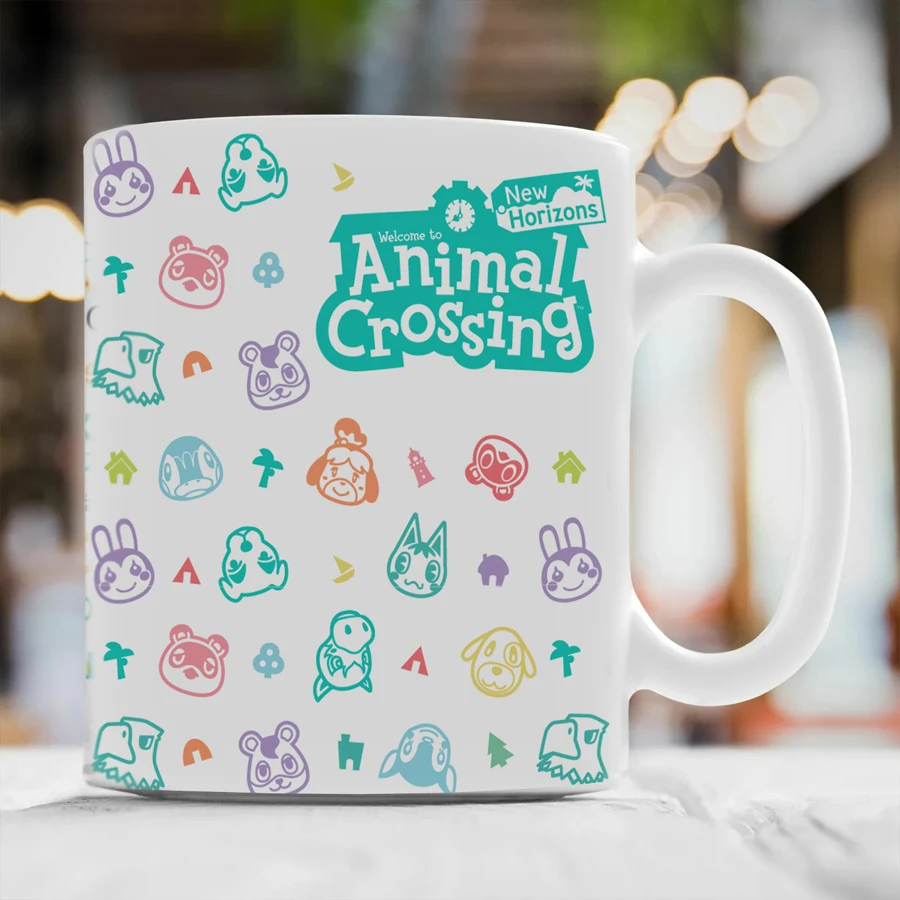 Animal Crossing New Horizons Iced Coffee Cup With Lid and 