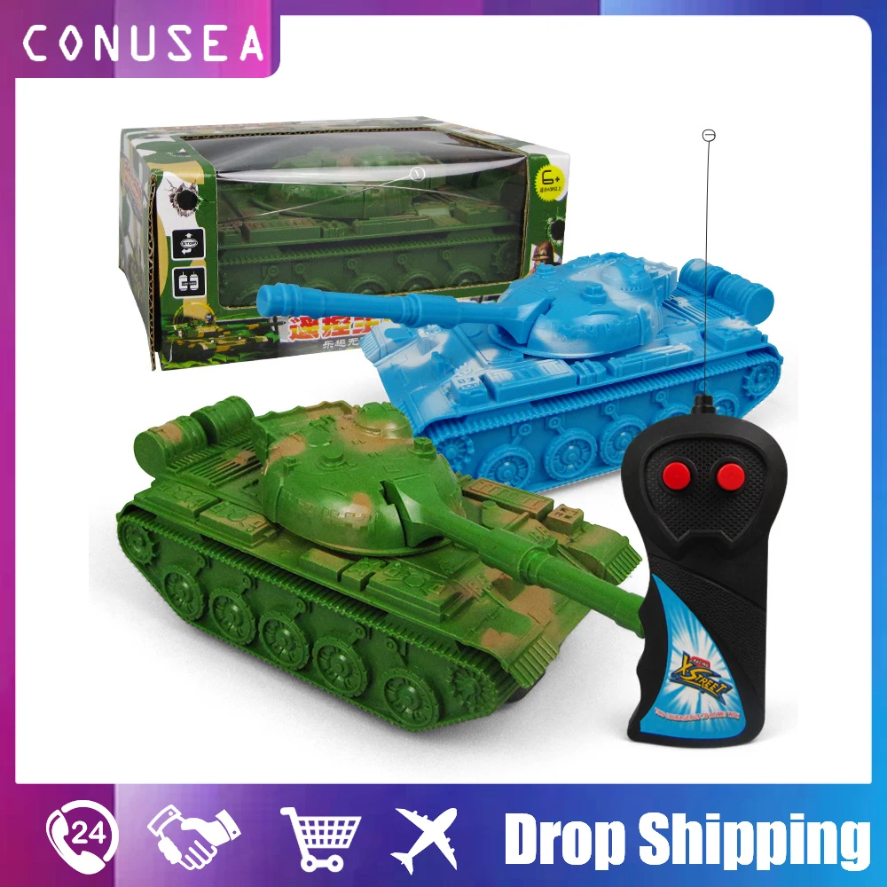 Nano MINI RC Tank Car Military Wireless Remote Control Toy Kids Gifts 