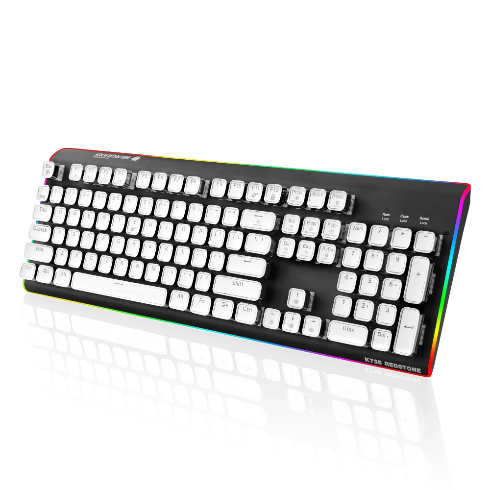 Механическая клавиатура HEXGEARS GK735Pro игровая Kailh BOX с переключателем 104 клавиш