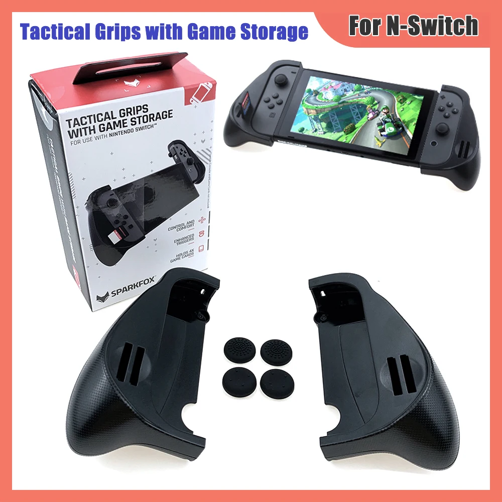 Тактическая рукоятка для Nintendo Switch переносная триггер NS Joycon с игровыми слотами|Чехлы| |