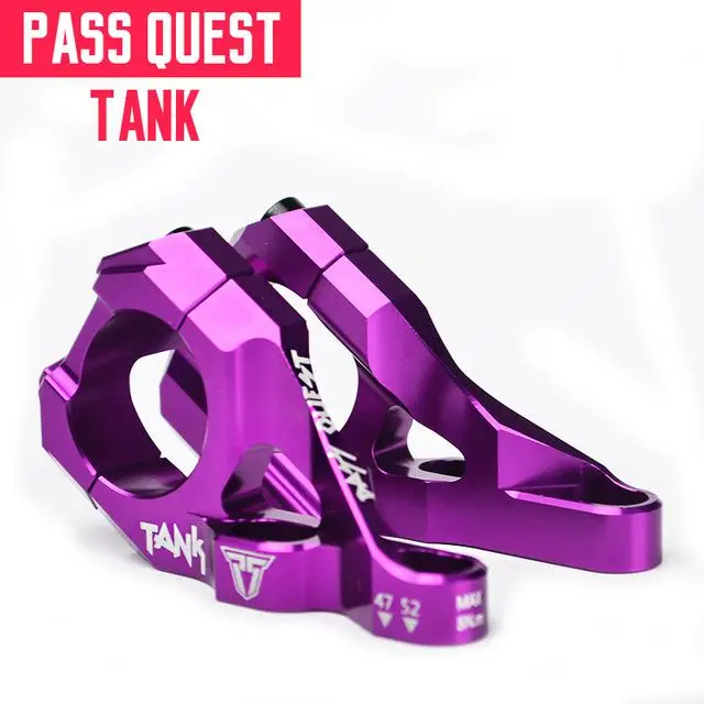 Пасс QUEST TANK Stem 31,8 мм горный велосипедный вынос велосипед MTB части алюминиевый сплав DH ENDURO FR - Цвет: Фиолетовый
