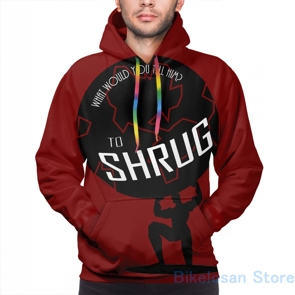 Sudadera con capucha para hombre mujer, ropa informal con divertido de Atlas shrugg ayn Rand, ropa con capucha sudaderas| - AliExpress