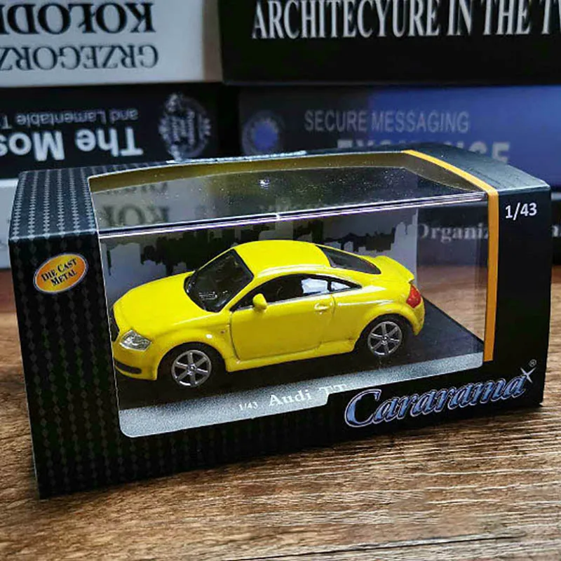 Yellow 1:43 Scale TT Sports Car Model Diecast Collectible Alloy