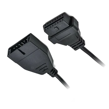 

Black Diagnostic Cable Extension Replacement Plastic Converter Adapter