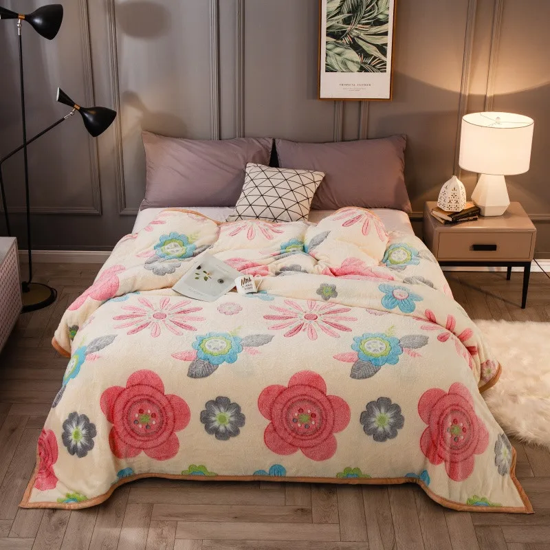 

Thin Soft Blanket Flannel Winter Warm Suede Sheet Soft Sherpa Light Blanket for Sofa A Nap Bed Couch Blankets for Beds Winter