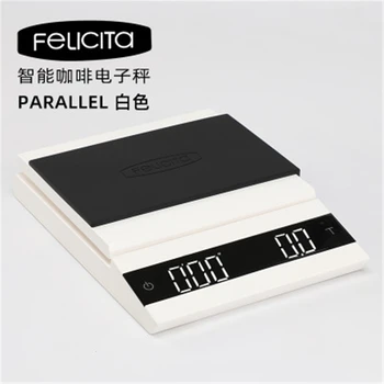 

Felicita Parallel Coffee Scale with Bluetooth 2KG /0.1g USB Electronic Drip Coffee Scales with Timer Waterproof Digital Scale