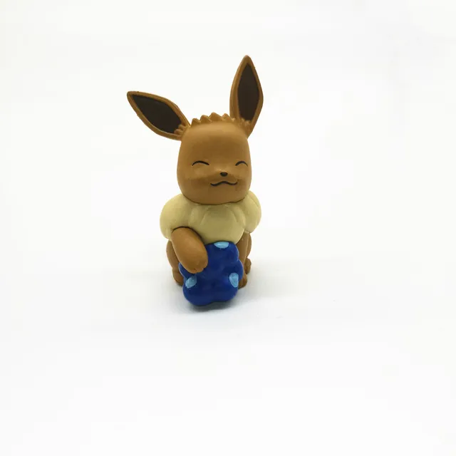 Tomy Pokemon 4-6cm Charmander Popplio Litten Pikachu Rowlet Treecko Eevee Fennekin Greninja Anime Action Figure Dolls Toy 22