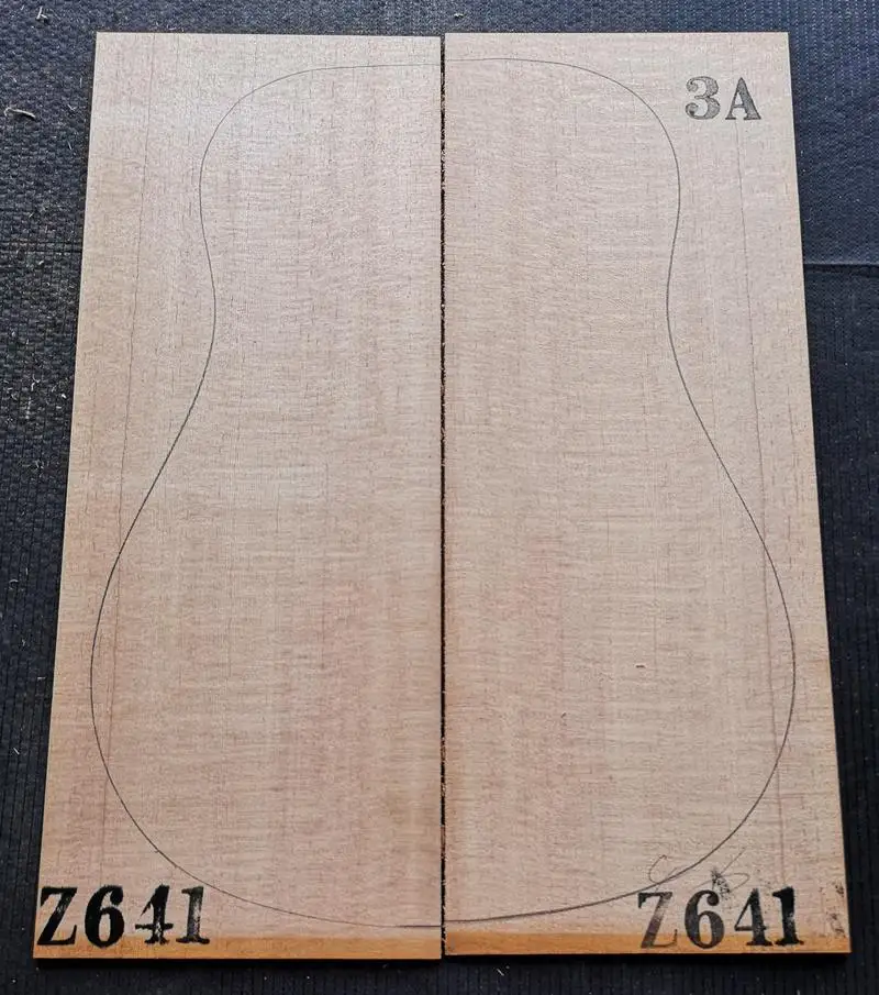 41 дюймов 3а коготь узор Sitka ель гитара из твердой древесины панель гитара изготовление Материал для гитары материал обслуживания 540*220*4,5 мм - Цвет: CLGZ641