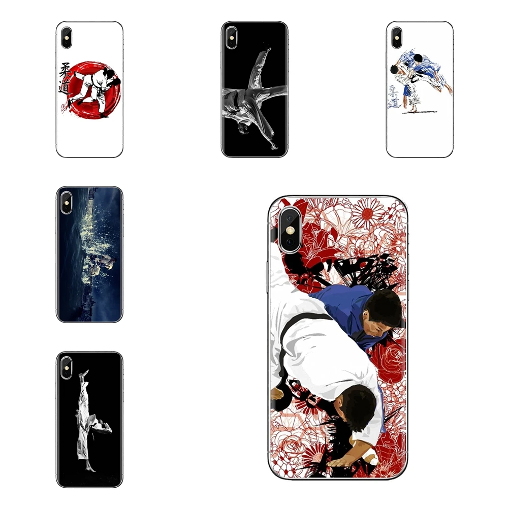 For Xiaomi Mi3 Samsung A10 A30 A40 A50 A60 A70 Galaxy S2 Note 2 Grand Core Prime Janpan Judo sports Soft Transparent Shell Cases |