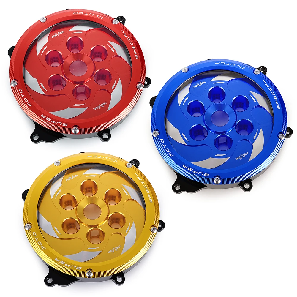 CNC Clear Clutch Cover Spring Retainer R for Suzuki DR Z 400E 400S 00