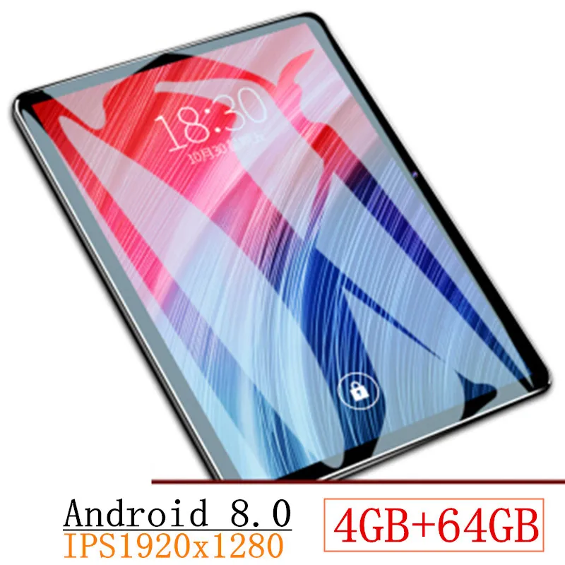 

New 2.5D screen 10.1 inch 3G 4G LTE Dual SIM card Tablet PC Octa Core 6GB RAM 128GB ROM Tablets Android 9.0 FM Bluetooth GPS
