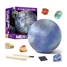 

Gem Dig Kit Treasure Excavation Set Solar System Eight Planets Science Exploration Gem Stone Digging Toys For Child