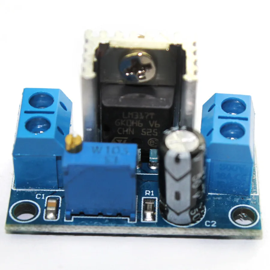 

LM317 DC-DC Converter Buck Step Down Circuit Board Module Power Supply Linear Regulator LM317 Adjustable Voltage Regulator 1.5A