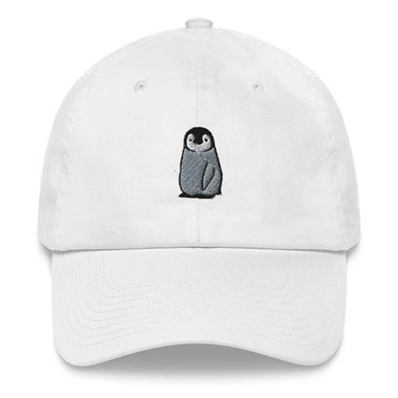 Penguin Embroidery Cartoons Baseball Cap Snapback Unisex Adjustable Spring Autumn Hip Hop Dad Hat Peaked Cap 2