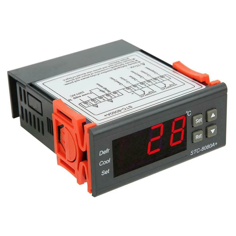 STC-8080A 110-220V на все случаи жизни, Температура контроллер термостат аквариумный датчик