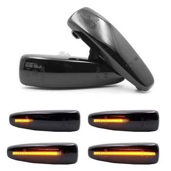 

Pair LED Side Fender Dynamic Turn Signal Light Marker Lamp For Mitsubishi Lancer Evolution Evo X Outlander Sport RVR ASX Mirage