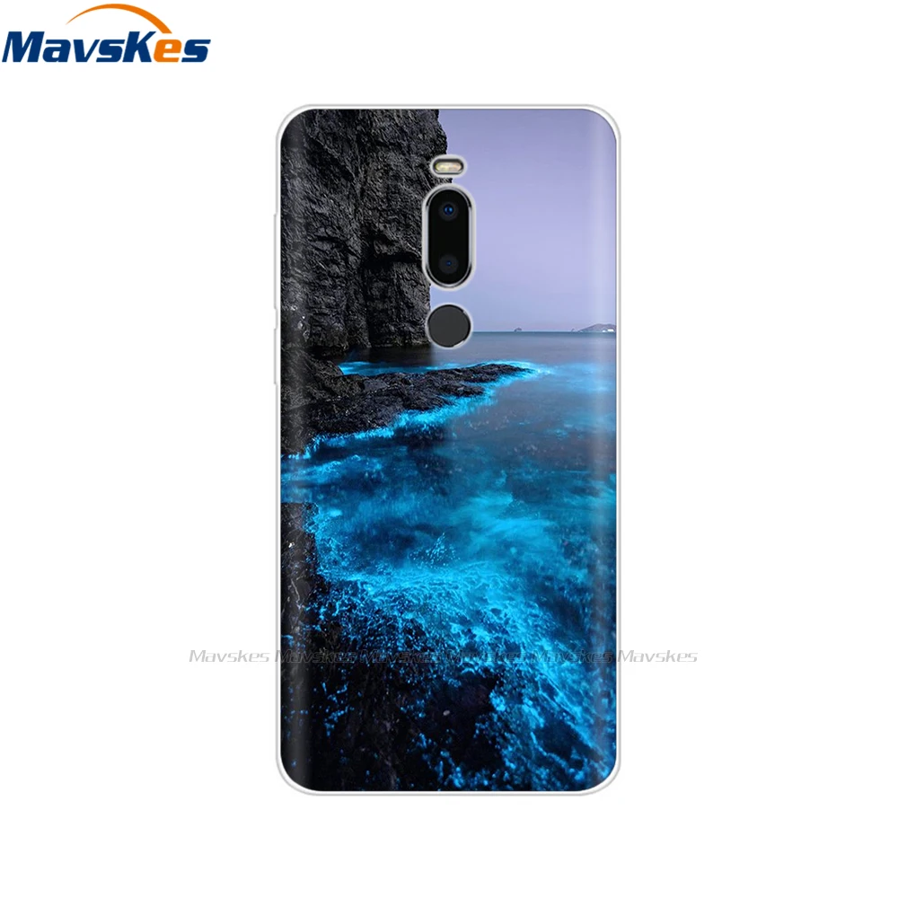 cases for meizu belt Silicone Cover for Meizu M8 Case oft TPU Protective Phone Case Cartoon Flowers Bumper Shell for Meizu M8 Lite M 8 Case Cover Bag best meizu phone case brand Cases For Meizu