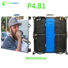 P4.81 smd led шкаф p4.81 Прокат светодиодный шкаф СВЕТОДИОДНЫЙ дисплей видео стены автомобиля такси led матрица pantalla led max7219